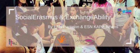 SocialErasmus & ExchangeAbility by ESN Panteion & ESN KAPA Athens