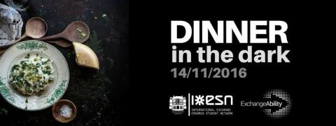 Dinner in the Dark - let's the eat mean with close eyes!