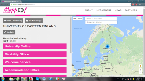 MappED University of Eastern Finland in Joensuu