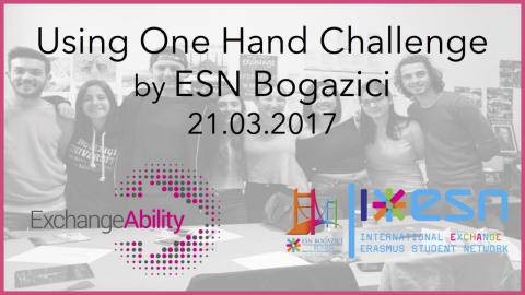 ESN Bogazici Using One Hand Challenge