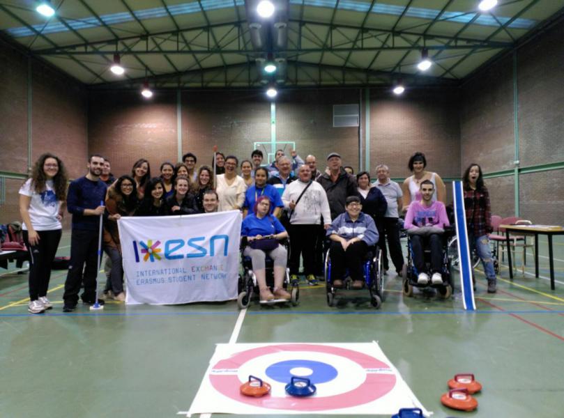 Inclusive championship Boccia and curling ExchangeAbility